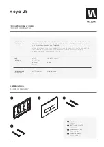 Предварительный просмотр 2 страницы Vallone noya 25 Technical Information