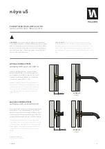 Предварительный просмотр 5 страницы Vallone noya u5 Technical Information