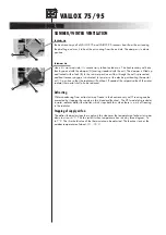 Preview for 8 page of Vallox 75 Instructions For Use And Maintenance Manual