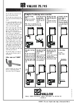 Preview for 14 page of Vallox 75 Instructions Manual