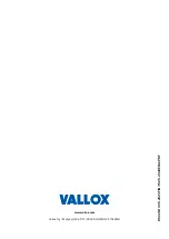 Предварительный просмотр 32 страницы Vallox A3712-1 Manual