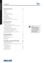 Preview for 2 page of Vallox A3741 Manual