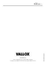 Предварительный просмотр 8 страницы Vallox Delico PTD AC Manual