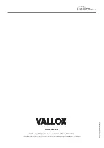 Предварительный просмотр 8 страницы Vallox Delico PTD EC Manual