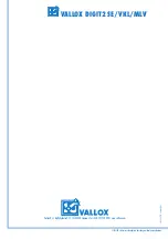 Preview for 20 page of Vallox DIGIT2 SE VKL Manual