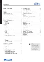 Preview for 2 page of Vallox MyVallox Control Manual