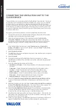 Preview for 6 page of Vallox MyVallox Control Manual