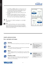 Preview for 12 page of Vallox MyVallox Control Manual