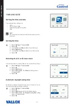 Preview for 22 page of Vallox MyVallox Control Manual