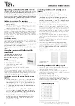 Preview for 2 page of Vallox VALLOX 121 SE L Operating, Maintenance And Technical Instructions