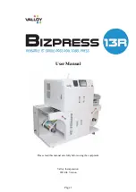 Valloy Incorporation Bizpress 13R User Manual preview