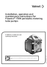 Valmet Flowrox FXM Series Installation, Operation And Maintenance Instructions preview