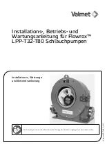 Предварительный просмотр 42 страницы Valmet Flowrox LPP-T32-T80 Installation, Operation And Maintenance Instructions