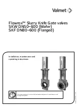 Preview for 29 page of Valmet Flowrox SKW DN50-600 Installation Maintenance And Operating Instructions