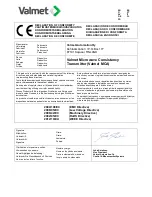 Предварительный просмотр 65 страницы Valmet Valmet MCA Installation & Owner'S Manual