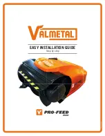 Preview for 1 page of VALMETAL PRO-FEED 2020 Easy Installation Manual