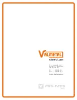 Preview for 15 page of VALMETAL PRO-FEED 2020 Easy Installation Manual