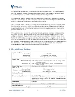 Preview for 4 page of Valon UPS6V-2 Operation Manual