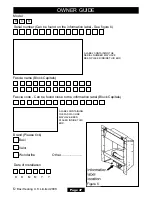 Preview for 47 page of Valor Fires Artura 958 Installer And Owner Manual