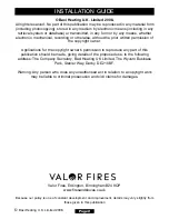 Предварительный просмотр 2 страницы Valor Fires Wellington Surround Installation Manual