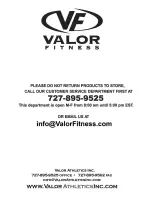 Предварительный просмотр 14 страницы Valor Fitness BD-7 Owner'S Manual