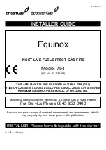 Valor Heating Equinox 754 Installer'S Manual preview