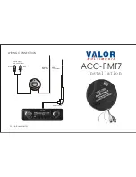 Valor Multimedia ACC-FMT7 Installation Manual предпросмотр