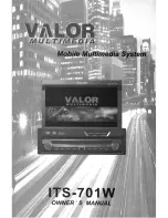 Предварительный просмотр 1 страницы Valor Multimedia ITS-701W Owner'S Manual