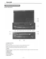 Предварительный просмотр 6 страницы Valor Multimedia ITS-701W Owner'S Manual