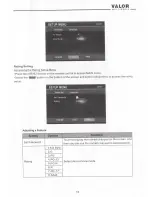 Предварительный просмотр 19 страницы Valor Multimedia SD-900W Owner'S Manual