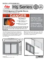 Preview for 1 page of Valor 1149 Edgemont Double Doors Installation Manual