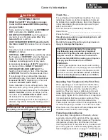 Preview for 5 page of Valor 1400IN Installation & Owner'S Manual