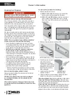 Preview for 6 page of Valor 1600IN Installation & Owner'S Manual