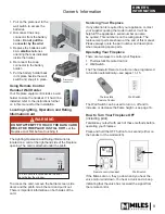 Preview for 9 page of Valor 1600IN Installation & Owner'S Manual