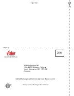 Preview for 64 page of Valor 1600IN Installation & Owner'S Manual