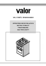 Valor 444444004 Operating And Installation Instructions preview
