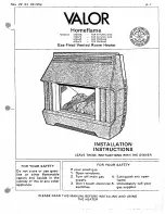 Предварительный просмотр 1 страницы Valor 475ABN Installation Instructions