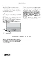 Предварительный просмотр 8 страницы Valor 530ILN Installation & Operating Instructions Manual