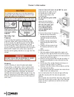 Preview for 28 page of Valor 530ILN Installation & Operating Instructions Manual