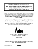 Предварительный просмотр 2 страницы Valor 541 Dream Installer And Owner Manual