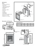 Preview for 2 page of Valor 546LFB ZC Portrait Ledgeview Front Installation And Owner'S Manual