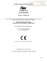 Valor 550 Installation Instructions Manual preview