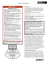 Preview for 5 page of Valor 650JLN Owner'S Manual