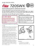 Preview for 9 page of Valor 720SWK Installation Instructions Manual