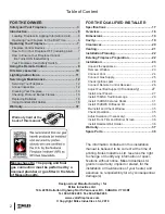 Preview for 2 page of Valor 738JN Installation & Owner'S Manual