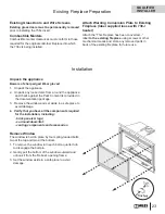 Preview for 23 page of Valor 738JN Installation & Owner'S Manual