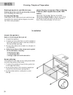 Preview for 26 page of Valor 738KN Installation & Owner'S Manual