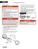 Preview for 14 page of Valor 739-72ILN Installation & Owner'S Manual