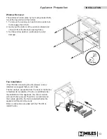 Preview for 13 page of Valor 739IRN Installation And Owner'S Manual