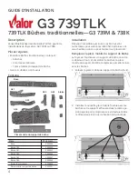 Preview for 4 page of Valor 739TLK Traditional Log Kit Installation Manual